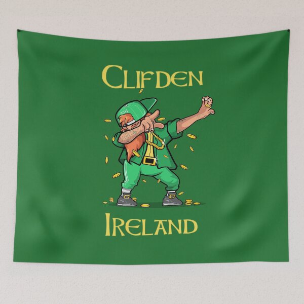 Item preview, Clifden Irish Saint Patricks day novel and fun products Fun and craic. Irish American Shamrock Design designed and sold by comhra.