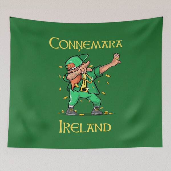 Item preview, Connemara Irish Saint Patricks day novel and fun products Fun and craic. Irish American Shamrock Design designed and sold by comhra.