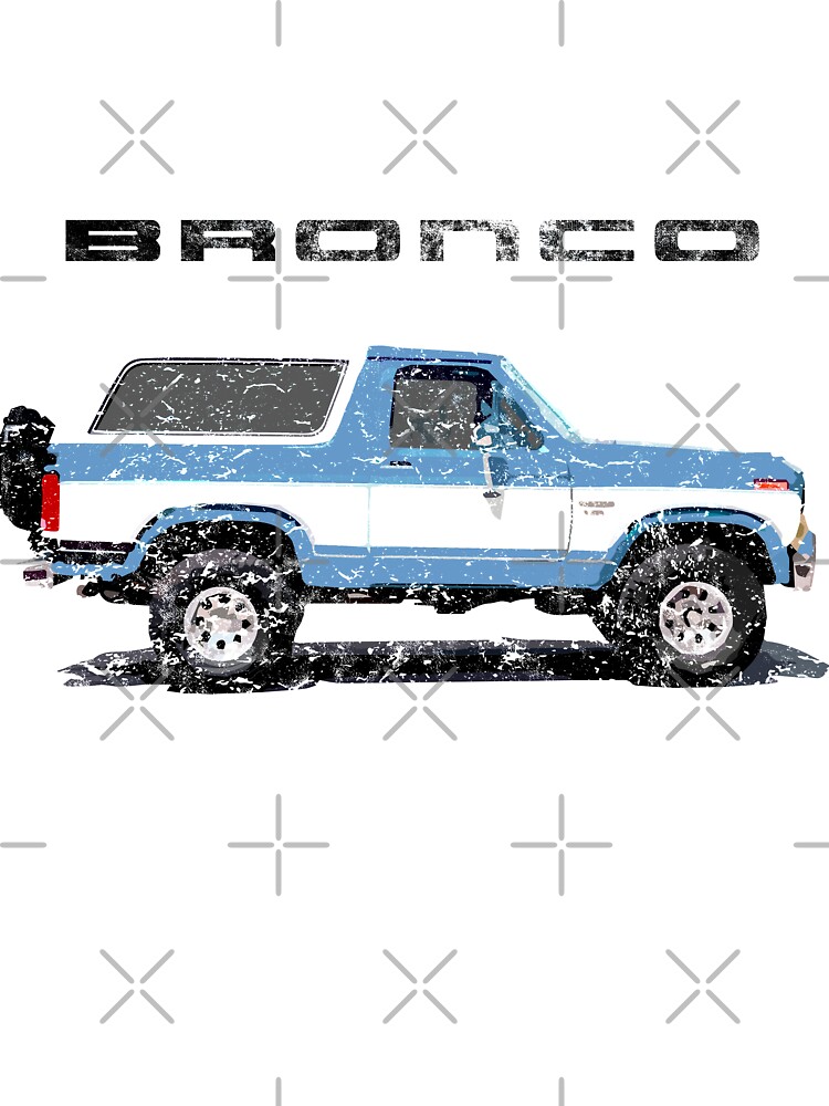 Disover 1986 Baby Blue Ford Bronco Onesie