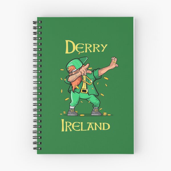 Item preview, Derry Irish Saint Patricks day novel and fun products Fun and craic. Irish American Shamrock Design designed and sold by comhra.