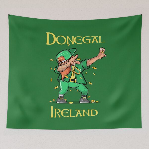 Item preview, Donegal Irish Saint Patricks day novel and fun products Fun and craic. Irish American Shamrock Design designed and sold by comhra.