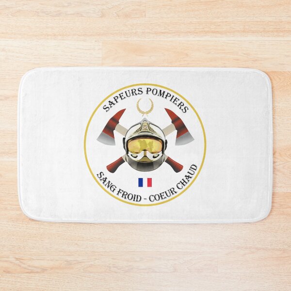 Item preview, Firefighters logo "Cold blood - Warm heart" designed and sold by Schlitteur.
