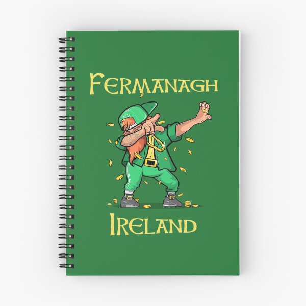 Artikelvorschau, Fermanagh Irish Saint Patricks day novel and fun products Fun and craic. Irish American Shamrock Design entworfen und verkauft von comhra.