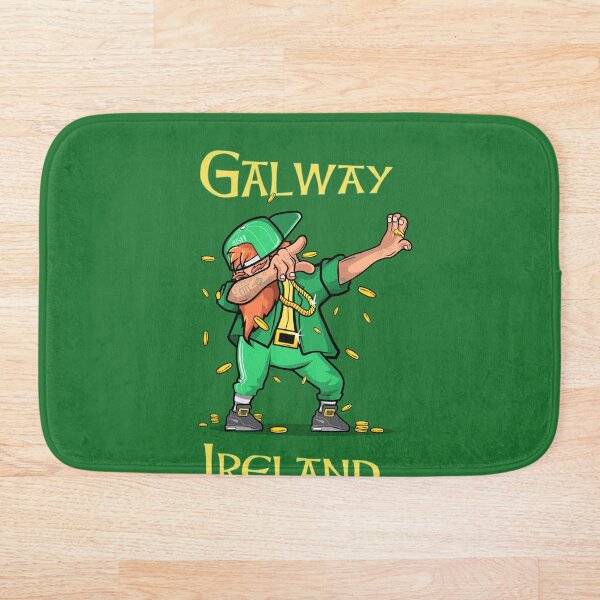 Aperçu de l'œuvre Galway Irish Saint Patricks day novel and fun products Fun and craic. Irish American Shamrock Design créée et vendue par comhra.