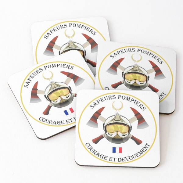Item preview, Firefighters "Courage and dedication" designed and sold by Schlitteur.