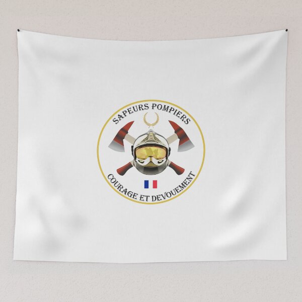 Item preview, Firefighters "Courage and dedication" designed and sold by Schlitteur.