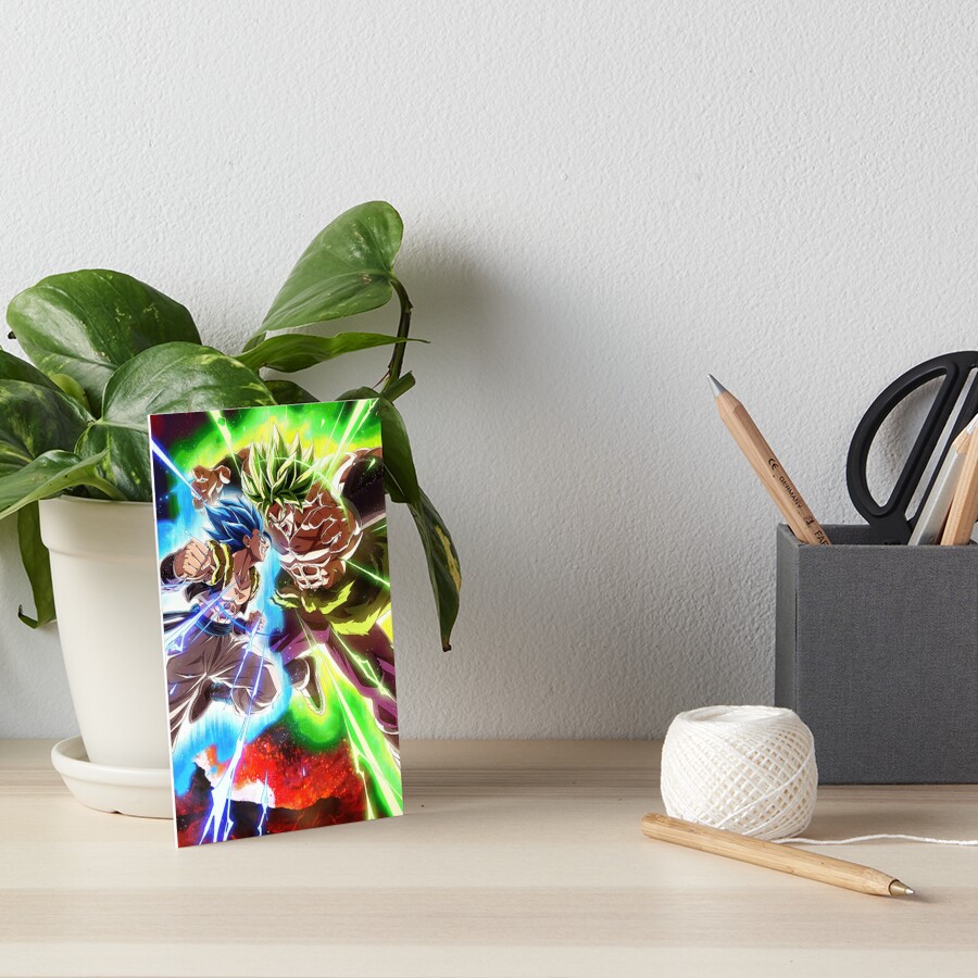 Gogeta Blue vs Broly Art Board Print for Sale by GrisArt