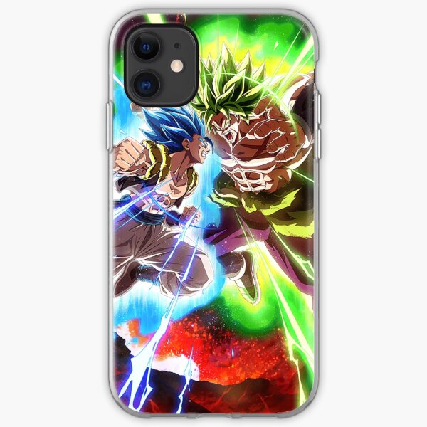 Gogeta Blue vs Broly iPhone Soft Case