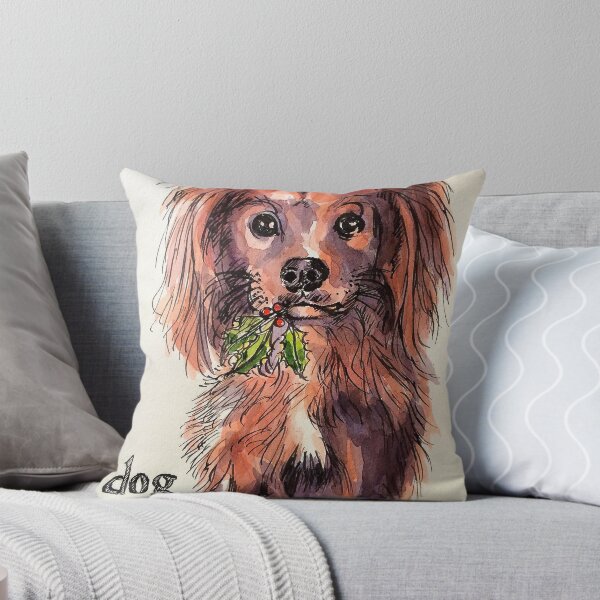 Item preview, Christmas dog. Elizabeth Moore Golding© designed and sold by Elizabeth Moore Golding.