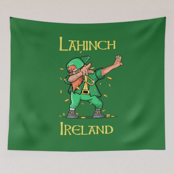 Item preview, Lahinch Irish Saint Patricks day novel and fun products Fun and craic. Irish American Shamrock Design designed and sold by comhra.