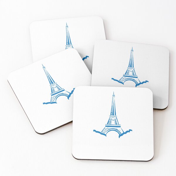 Item preview, Eiffel tower art (blue) designed and sold by RonaldKitama.