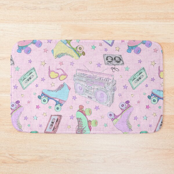 Item preview, Roller girls in pink designed and sold by Rebecca Reck Art.