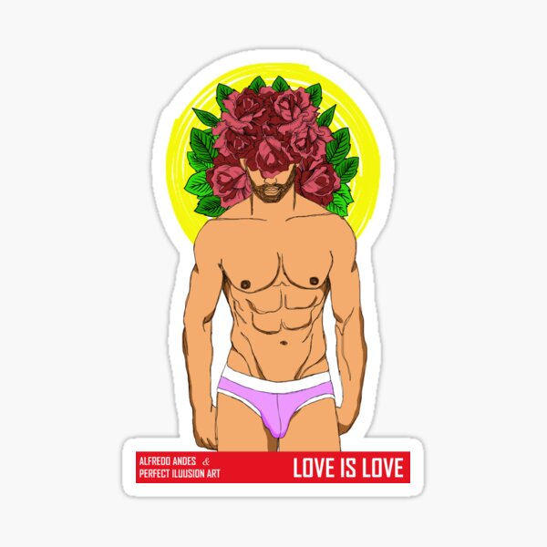 Male Nude Stickers for Sale