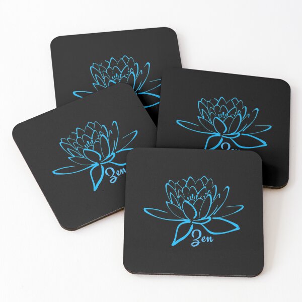 Item preview, Lotus Zen Flower Light Blue - Yoga Meditation  designed and sold by Paulele.