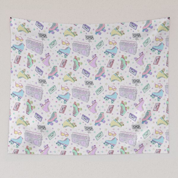 Item preview, Roller girls in white designed and sold by Rebecca Reck Art.
