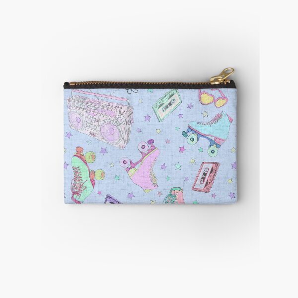 Item preview, Roller girls in blue designed and sold by Rebecca Reck Art.