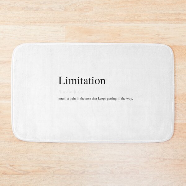 Item preview, Real Limitation Definition designed and sold by InputVSOutput.