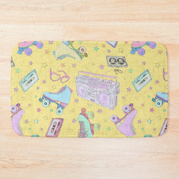 Item preview, Roller girls in light yellow designed and sold by Rebecca Reck Art.