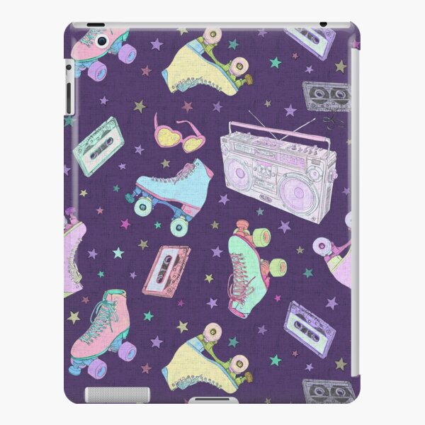 Filles de rouleau en puple Coque rigide iPad