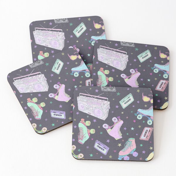 Item preview, Roller girls in gray designed and sold by Rebecca Reck Art.