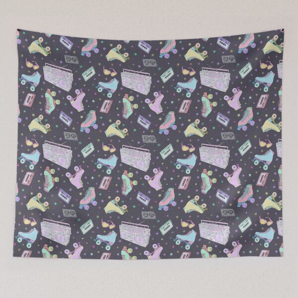 Item preview, Roller girls in gray designed and sold by Rebecca Reck Art.