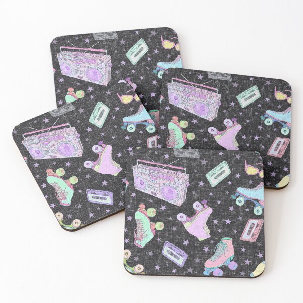 Item preview, Roller girls in black designed and sold by Rebecca Reck Art.