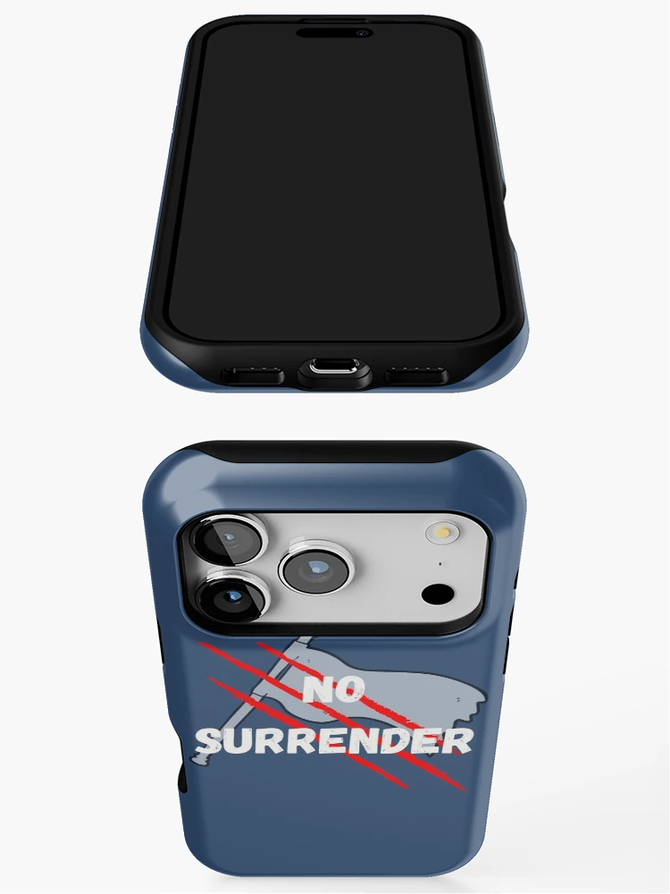 Thumbnail 3 of 4, iPhone Case, No Surrender designed and sold by InputVSOutput.
