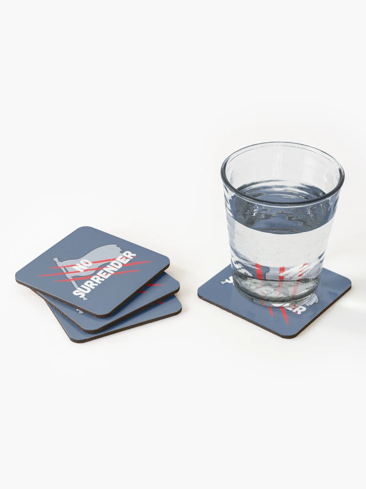 Thumbnail 2 of 5, Coasters (Set of 4), No Surrender designed and sold by InputVSOutput.