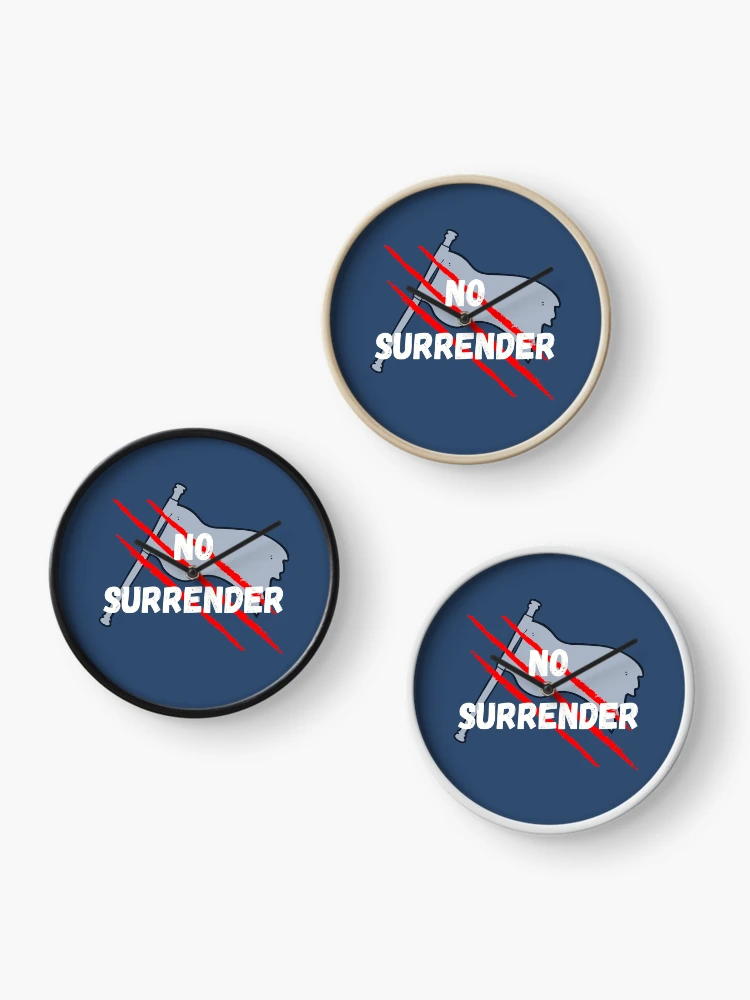 Thumbnail 3 of 4, Clock, No Surrender designed and sold by InputVSOutput.