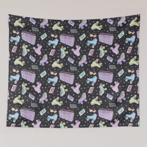 Item preview, Roller girls in black designed and sold by Rebecca Reck Art.