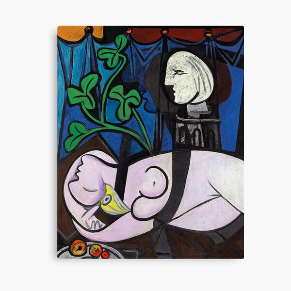 Picasso - Nude, Green Leaves and Bust, 1932 Artwork Canvas Print