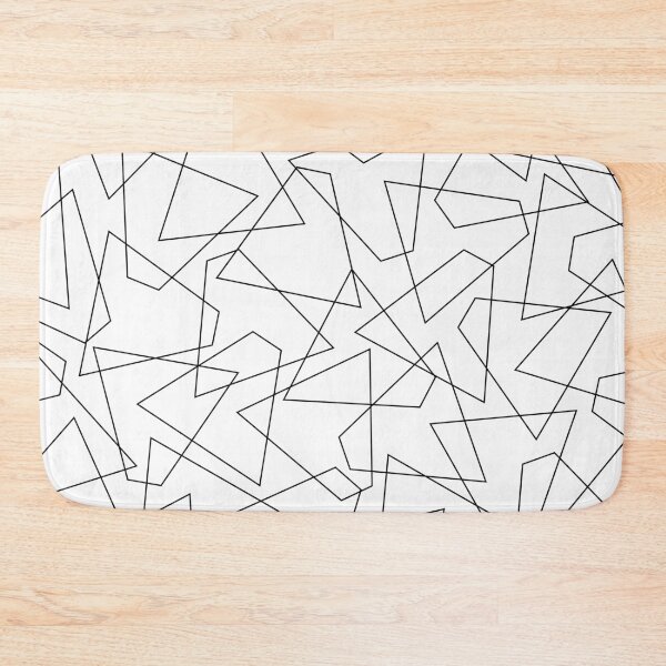 Item preview, Abstract geometric pattern - black and white. designed and sold by K.S ART.