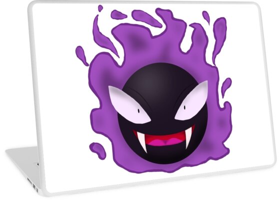 pokemon gastly laptop skins