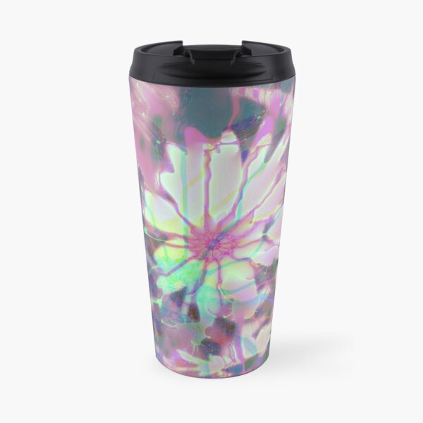 Floral abstraction Travel Mug