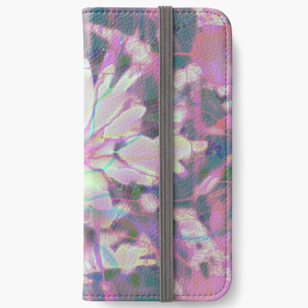 Floral abstraction iPhone Wallet