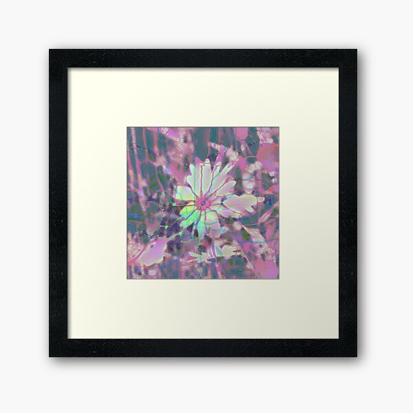 Floral abstraction Framed Art Print