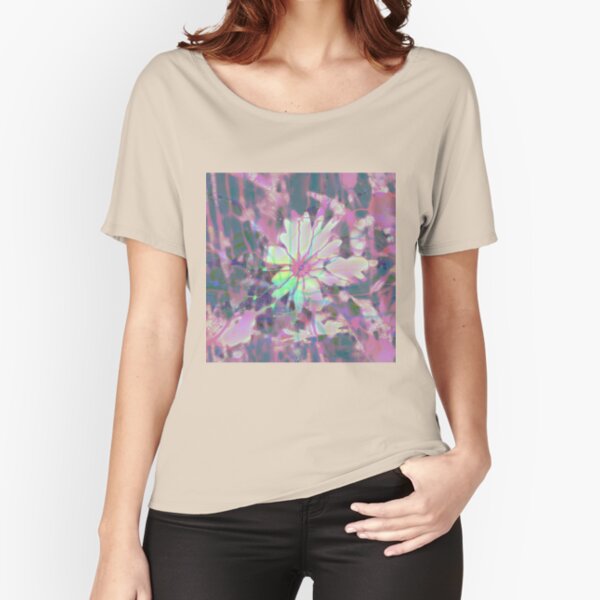 Floral abstraction Relaxed Fit T-Shirt