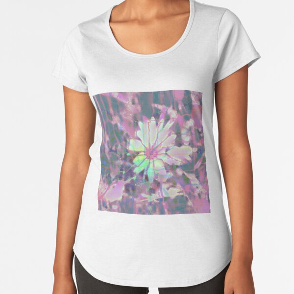 Floral abstraction Premium Scoop T-Shirt
