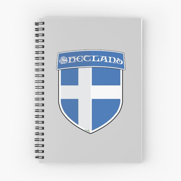 Item preview, SHETLAND ISLANDS Flag Shield Scotland UK Scottish Sticker & T-Shirt designed and sold by OuterShellUK.