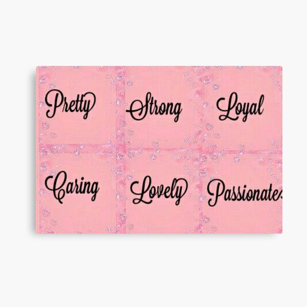 Description Canvas Print