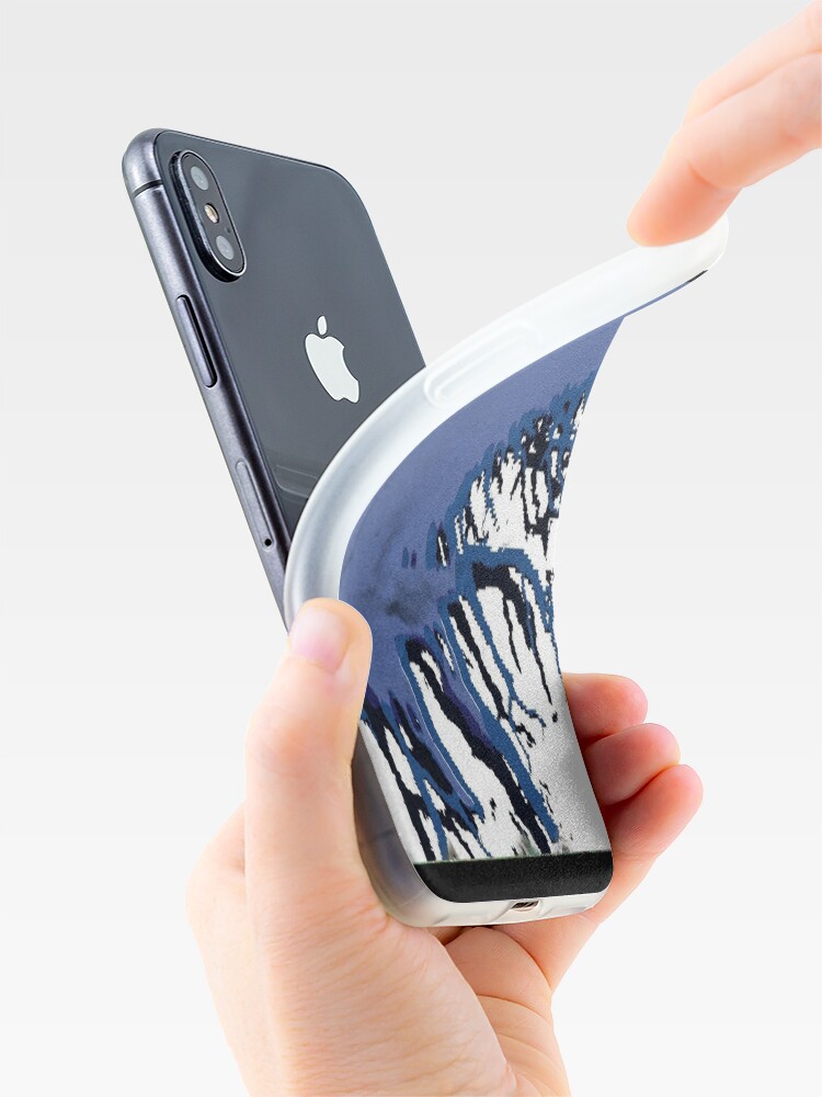 Alternate view of "Ocean Meets Ice" - phone iPhone Case & Cover