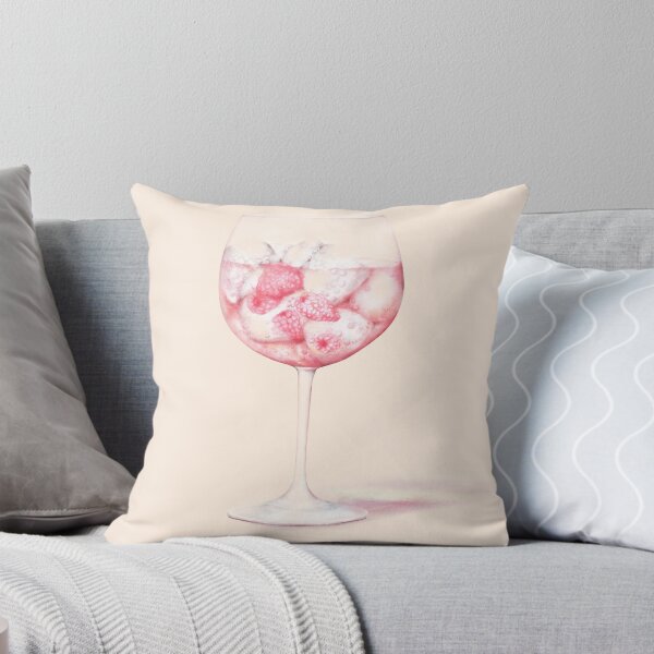 Item preview, Pink Gin Watercolour Illustration designed and sold by AmandaDilworth.