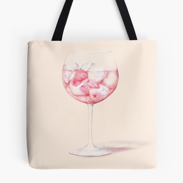 Item preview, Pink Gin Watercolour Illustration designed and sold by AmandaDilworth.