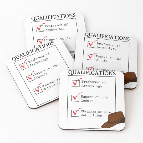 Item preview, Qualifications Doctor Jones Style designed and sold by RenaissanceFan.
