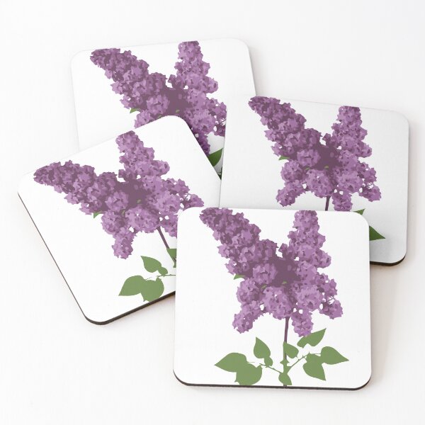 Aperçu de l'œuvre Fleur lilas | Illustration, idée cadeau créée et vendue par Chillions.