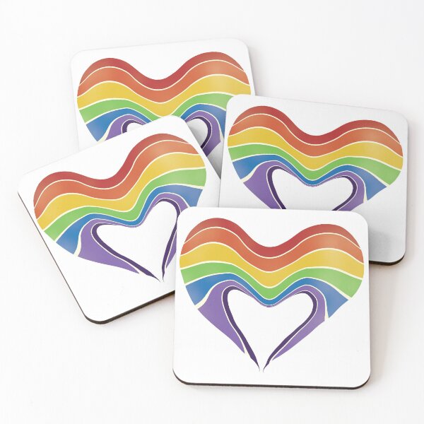 Item preview, Pride Rainbow Love Heart designed and sold by SadSacDesigns.