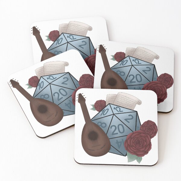 Item preview, bard class D20 - tabletop gaming dice designed and sold by Avani98.