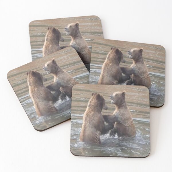 Item preview, Bears in the water designed and sold by BellsPainting.