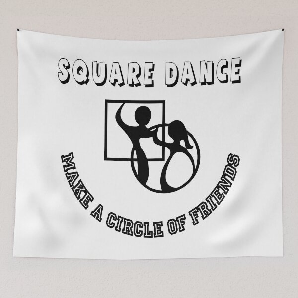 Item preview, Circle Of Friends BLK designed and sold by Square Dancing Gifts & Merchandise.