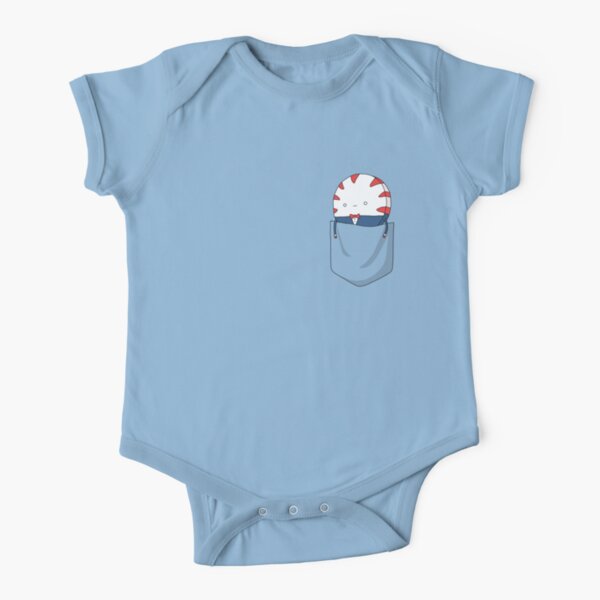 Peppermint Butler in Pocket Short Sleeve Baby One-Piece
